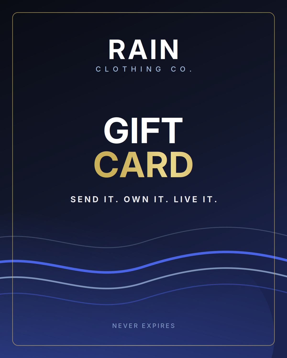 Rain Clothing Co. Gift Card